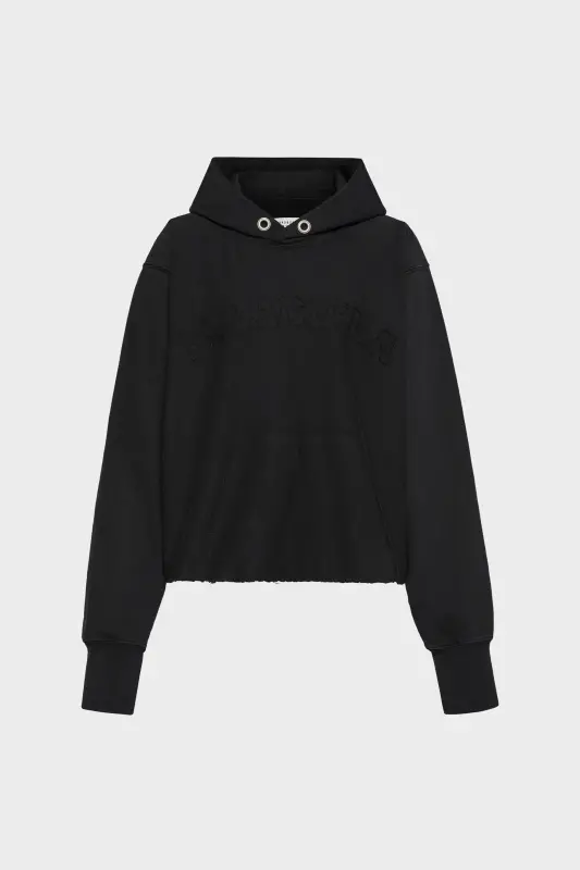 Maison Margiela Firm Fleece Hoodie Black online