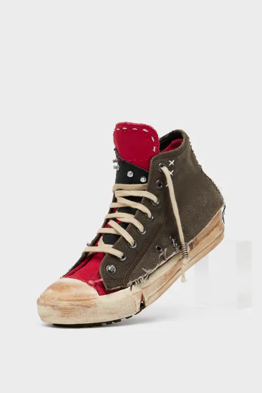 Maison Margiela LOVE TO DEATH SNEAKERS Red and Brown online
