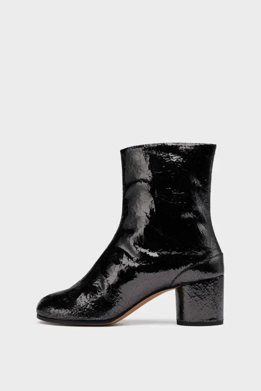 Maison Margiela Tabi Mirror Block Heel Boots Dark grey online
